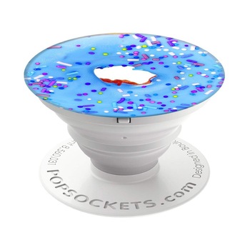 Suport Stand Adeziv Popsocket pentru telefon, Blue Donut Suport Stand Adeziv Popsocket pentru telefon, Blue Donut