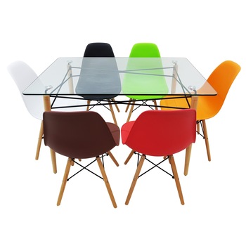 Set masa cu 4 scaune, MB-61, 120 x 80 x 75 cm, culoare Rosu Set masa cu 4 scaune, MB-61, 120 x 80 x 75 cm, culoare Rosu