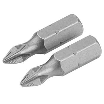 Set de varfuri de surubelnita din 2 bucati, PH2 25 mm, S2, Industrial Set de varfuri de surubelnita din 2 bucati, PH2 25 mm, S2, Industrial
