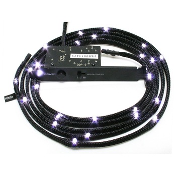 Banda LED NZXT Sleeved LED Kit 1m White CB-LED10-WT Banda LED NZXT Sleeved LED Kit 1m White CB-LED10-WT