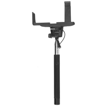 Selfie Stick KitVision, cu fir, Negru Selfie Stick KitVision, cu fir, Negru