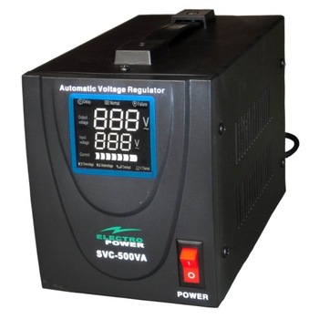 Stabilizator de tensiune Electropower EP-SVC-500VA, 400W, servomotor Stabilizator de tensiune Electropower EP-SVC-500VA, 400W, servomotor