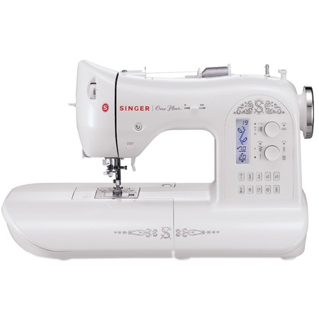 Masina de cusut Singer One Plus, 231 Programe, 750 imp/min, Control computerizat, Alb