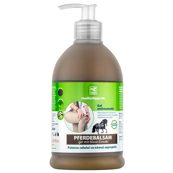 Gel antireumatic Puterea Calului cu namol sapropelic 500 ml Gel antireumatic Puterea Calului cu namol sapropelic 500 ml