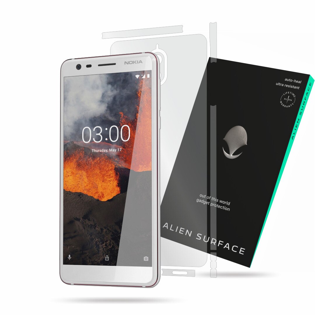 Folie Alien Surface, Nokia 3.1 (2018), protectie spate, laterale