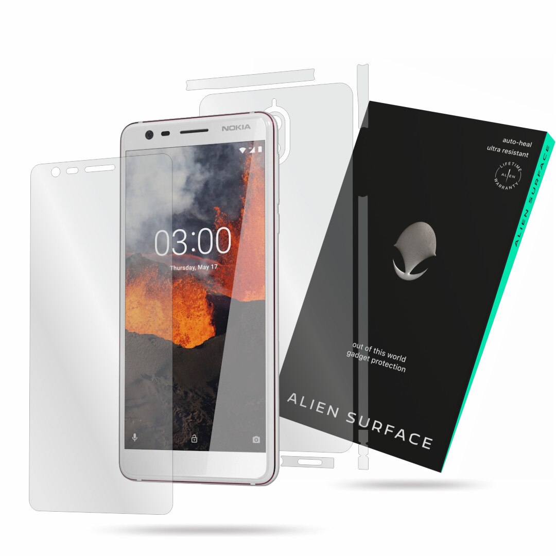 Folie Alien Surface, Nokia 3.1 (2018), protectie ecran, spate, laterale
