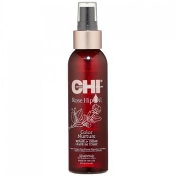 Tratament Leave-in CHI Rose Hip Oil Repair & Shine Tonic 118ml Tratament Leave-in CHI Rose Hip Oil Repair & Shine Tonic 118ml