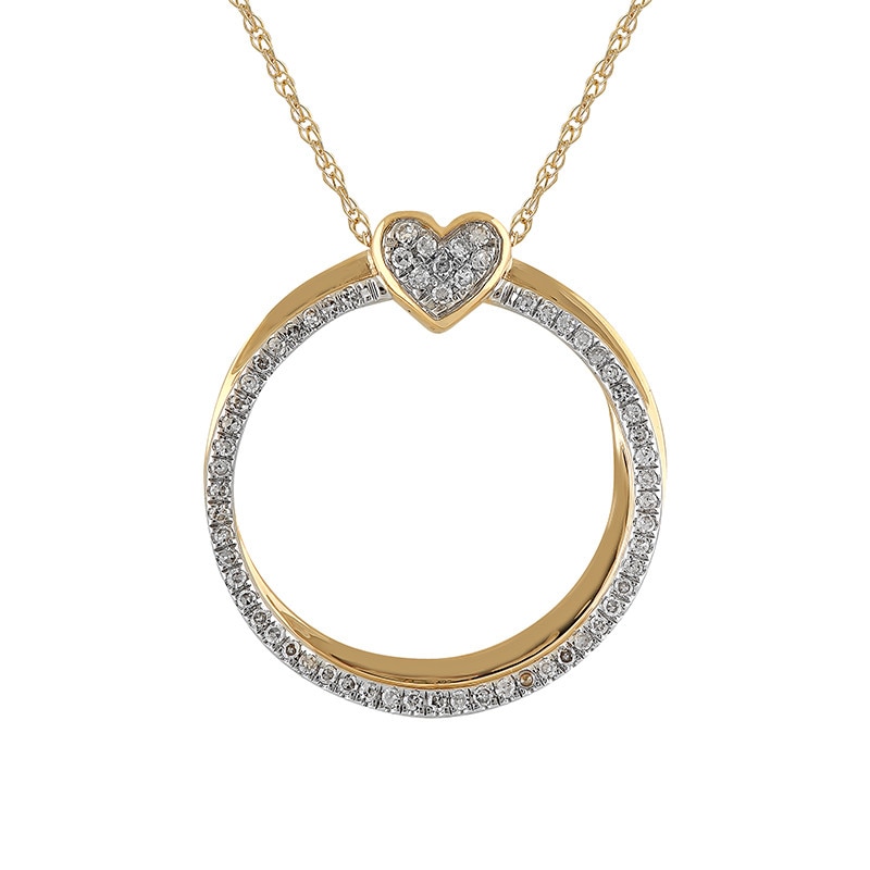 Pandantiv cu Lant Blanco's Aur 18k Diamante, 45 PF9414-Y