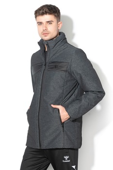 Hummel, Jacheta impermeabila, cu vatelina si Bionic Finish® Eco Finlay, Gri inchis, S Hummel, Jacheta impermeabila, cu vatelina si Bionic Finish® Eco Finlay, Gri inchis, S