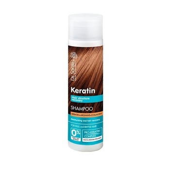 Sampon restructurant fara SLS hidratant cu keratina, arginina si colagen, Dr. Sante, 250 ml Sampon restructurant fara SLS hidratant cu keratina, arginina si colagen, Dr. Sante, 250 ml