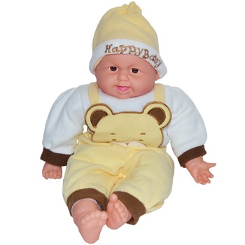 Papusa Bebe Happy Ursulet muzicala 50 cm , Robentoys Papusa Bebe Happy Ursulet muzicala 50 cm , Robentoys