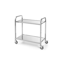 carucior depozitare si debarasare din inox cu 2 rafturi revolution by hendi sarcina un raft 75 kg 4 roti pivotante dimensiuni 85x45xh90 cm imagen 15_0_
0