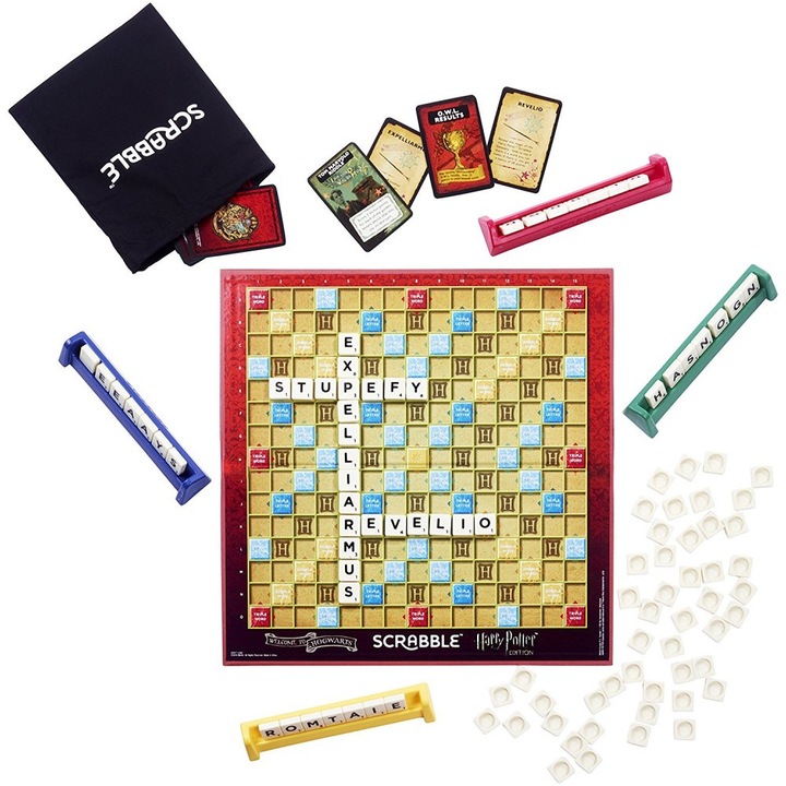 Scrabble Original társasjáték Harry Potter Edition (Angol nyelvű) + ajándék bögre