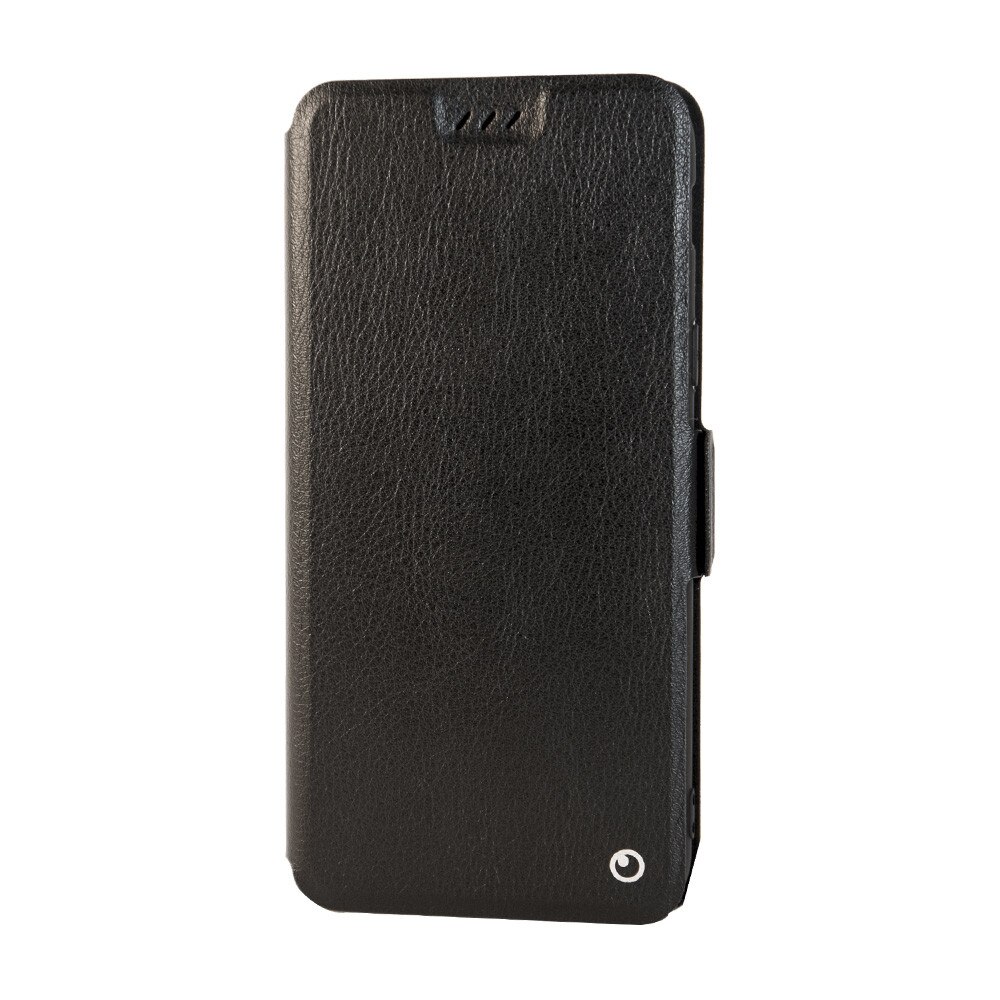 Husa Book Lemontti Elegant pentru Samsung Galaxy A6 Plus 2018, Negru