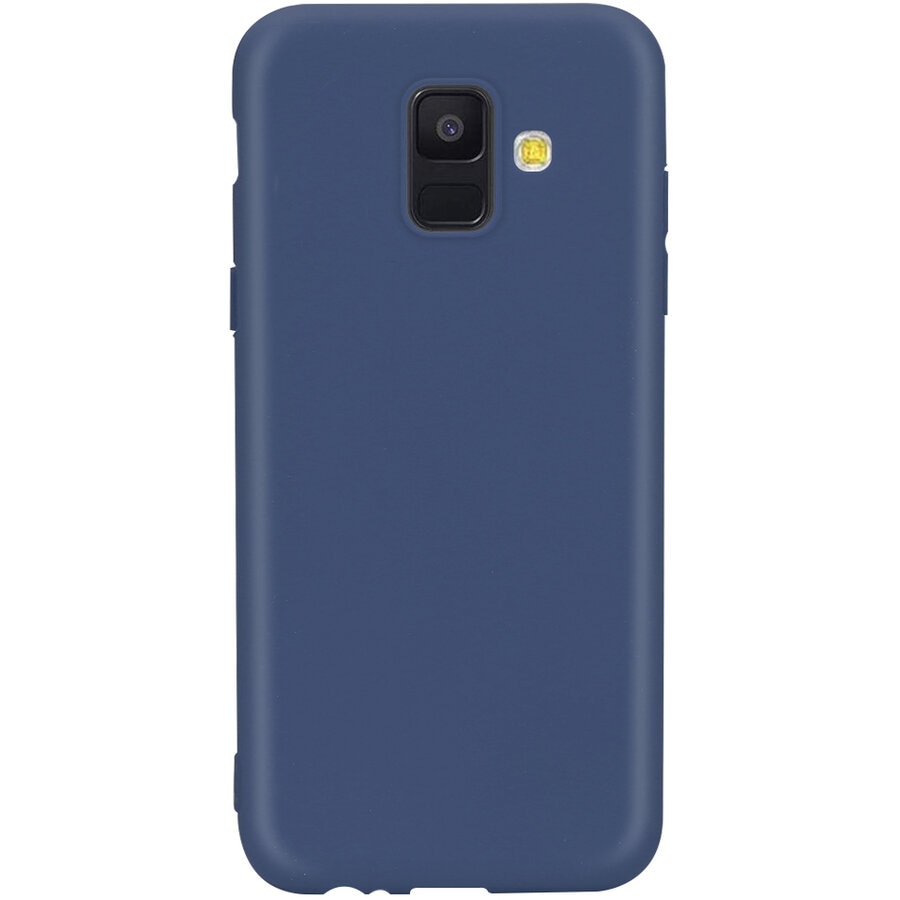 Husa silicon Just Must Candy pentru Samsung Galaxy A6 2018, Albastru