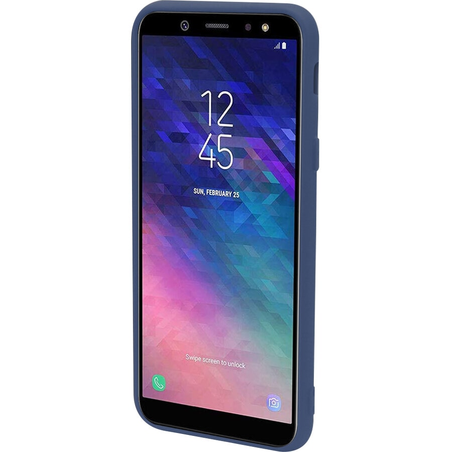 Husa silicon Just Must Candy pentru Samsung Galaxy A6 2018, Albastru