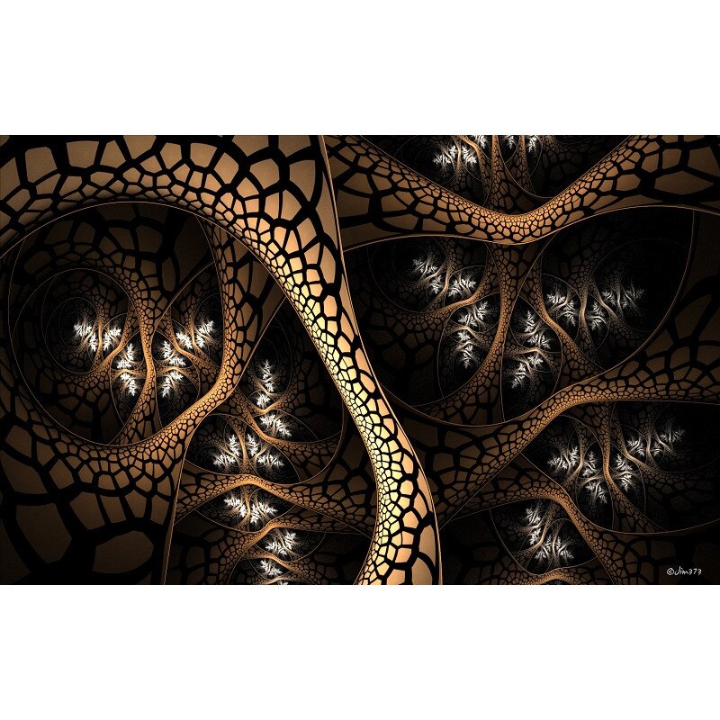 Tablou Canvas, Abstract, 80 x 50 cm, Rama lemn, Multicolor