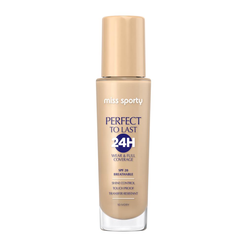 BRIEFING × beauty&youth Fond de ten Miss Sporty Perfect to Last 24H 100 Ivory, 30 ml