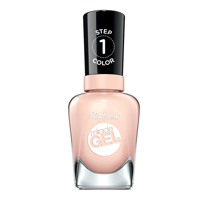 Lac de unghii Sally Hansen Miracle Gel, 187 Sheer Happiness, 14.7 ml