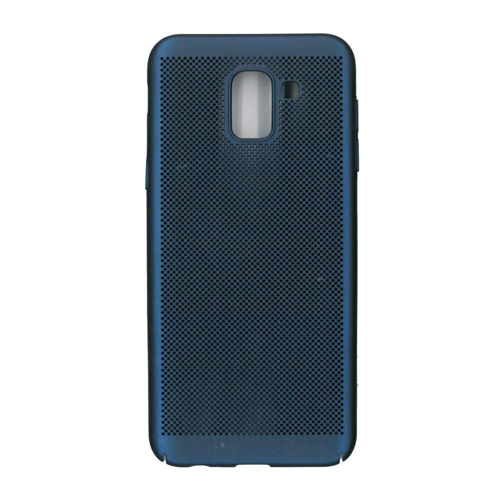 Husa de protectie spate, EuroCell Air, cu perforatii pentru Samsung Galaxy J6 2018, albastru