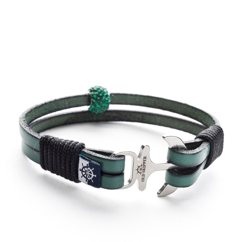 Bratara OLD SKIPPER, de piele cu charm Zoella