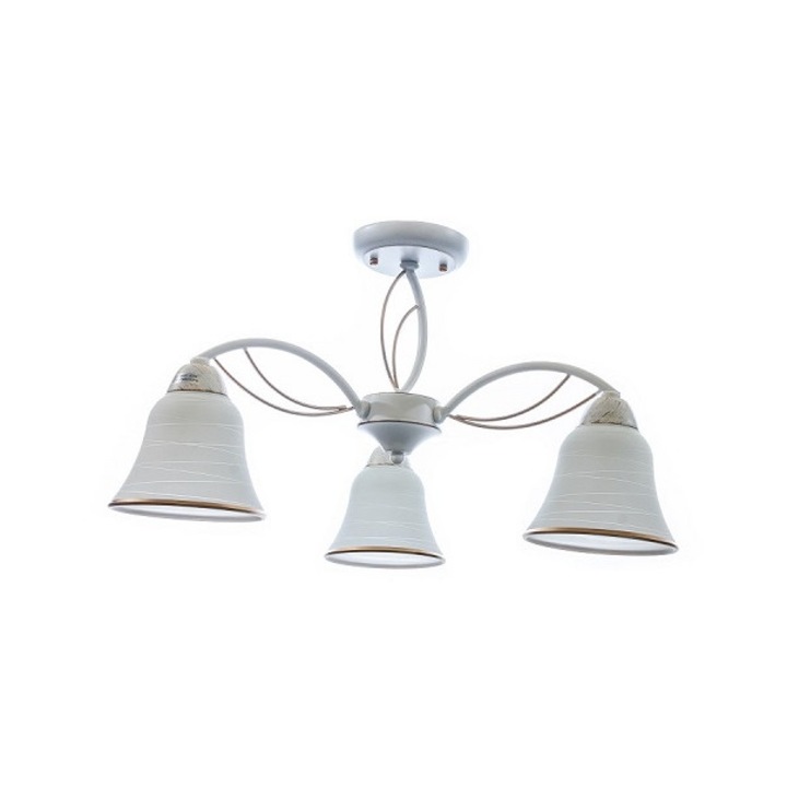 Lustra Kelly LY-3266, 3xE27, alba+aurie, IP20, Klausen