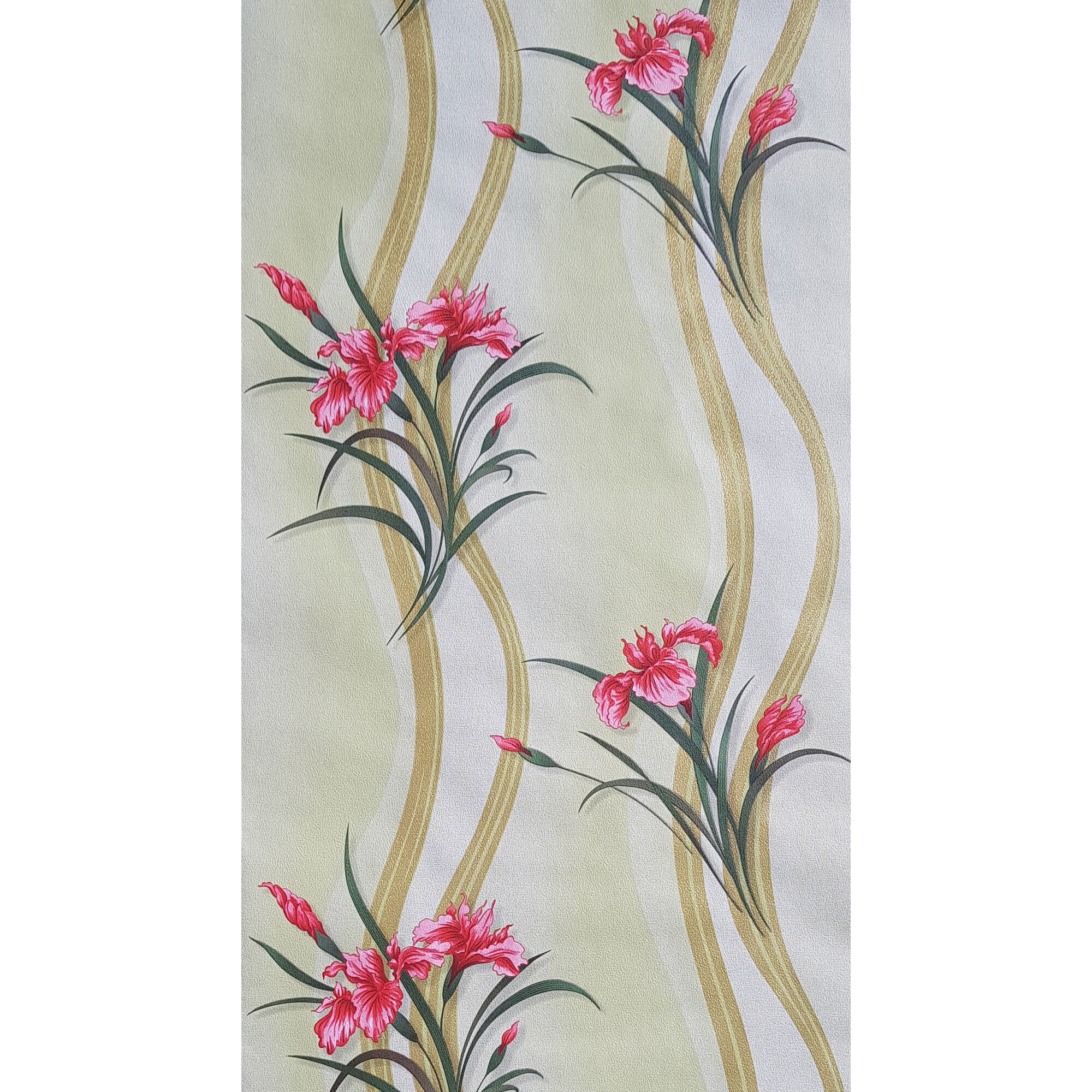 Tapet DEGRETS 059-13 hartie Iris verde, 0.53m x 10.05m, 5.3 mp