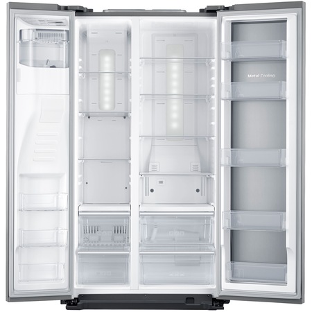 Side by side Samsung RH56J6917SL, 555 l, Clasa A+, No Frost, H 180 cm, Argintiu