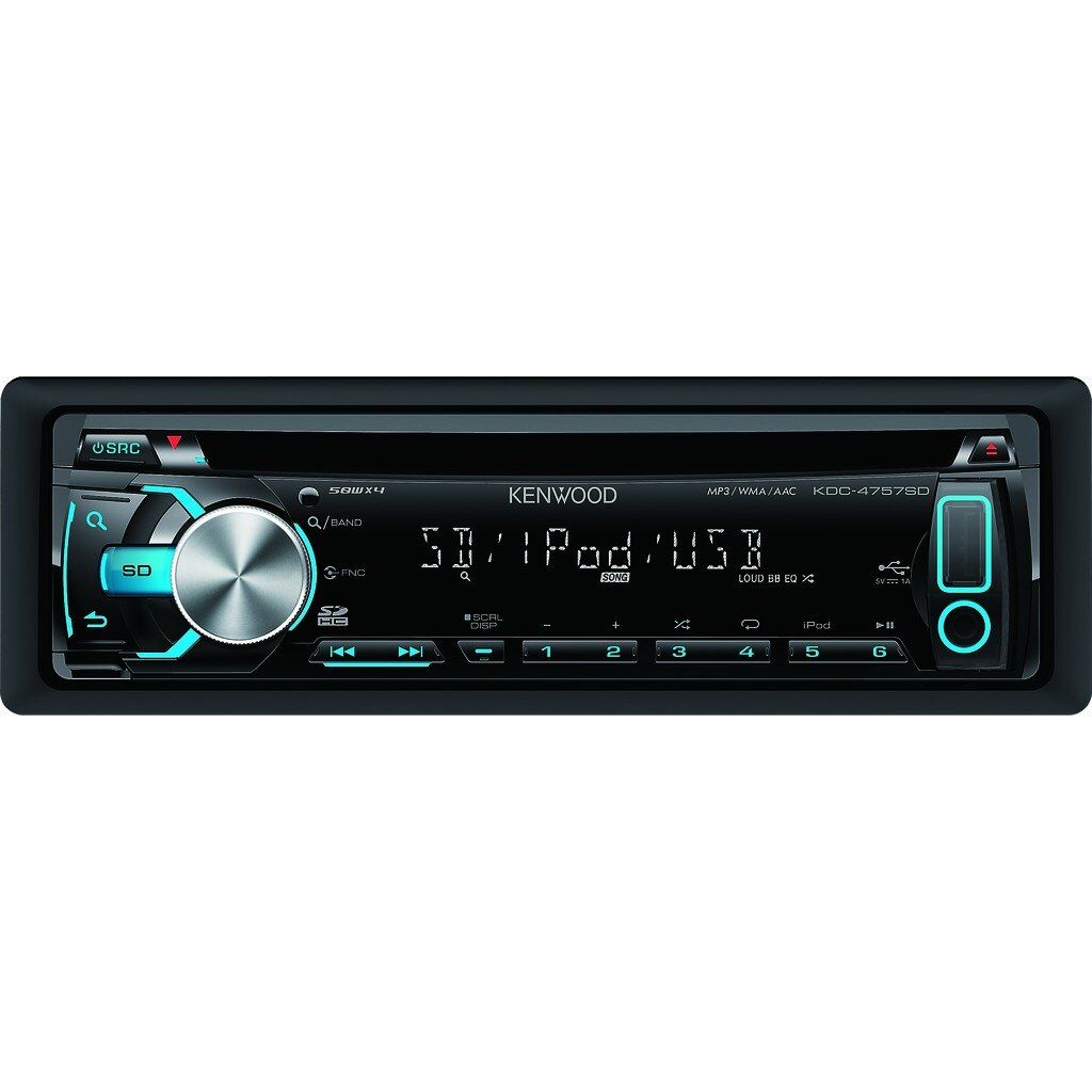 Радио MP3 плеър за кола Kenwood KDC-4757SD - eMAG.bg