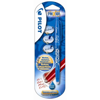 Roller Pilot Frixion Ball 0.7mm blister, bleu Roller Pilot Frixion Ball 0.7mm blister, bleu