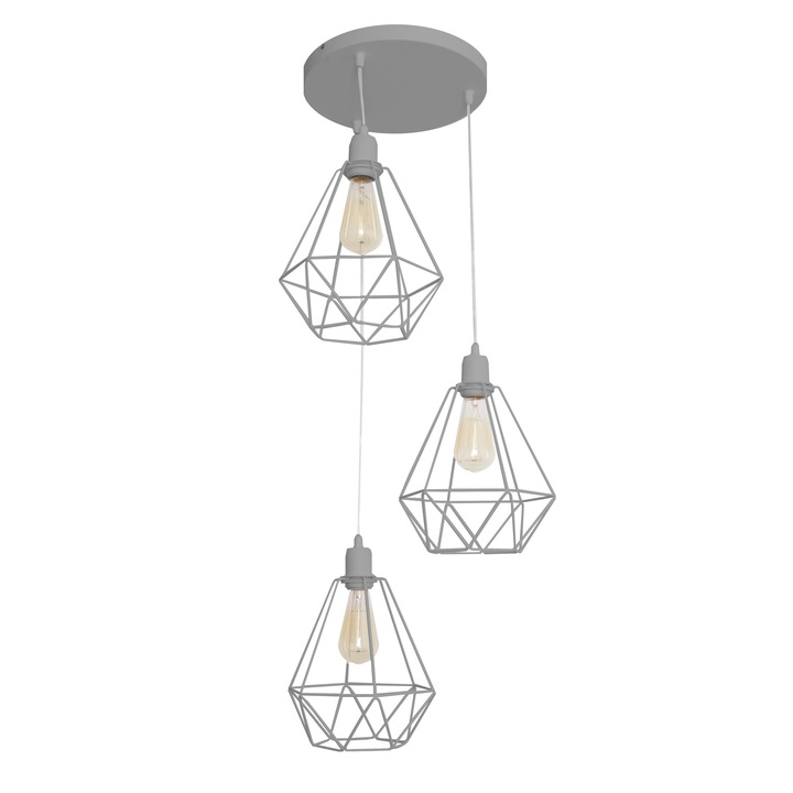 Pendul W-KD 1311/3 GR 60W, Helam, Gri