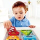 Jucarie educativa pentru copii, „Puzzle Roboti”, Hape, +1 an, multicolor, model E0446