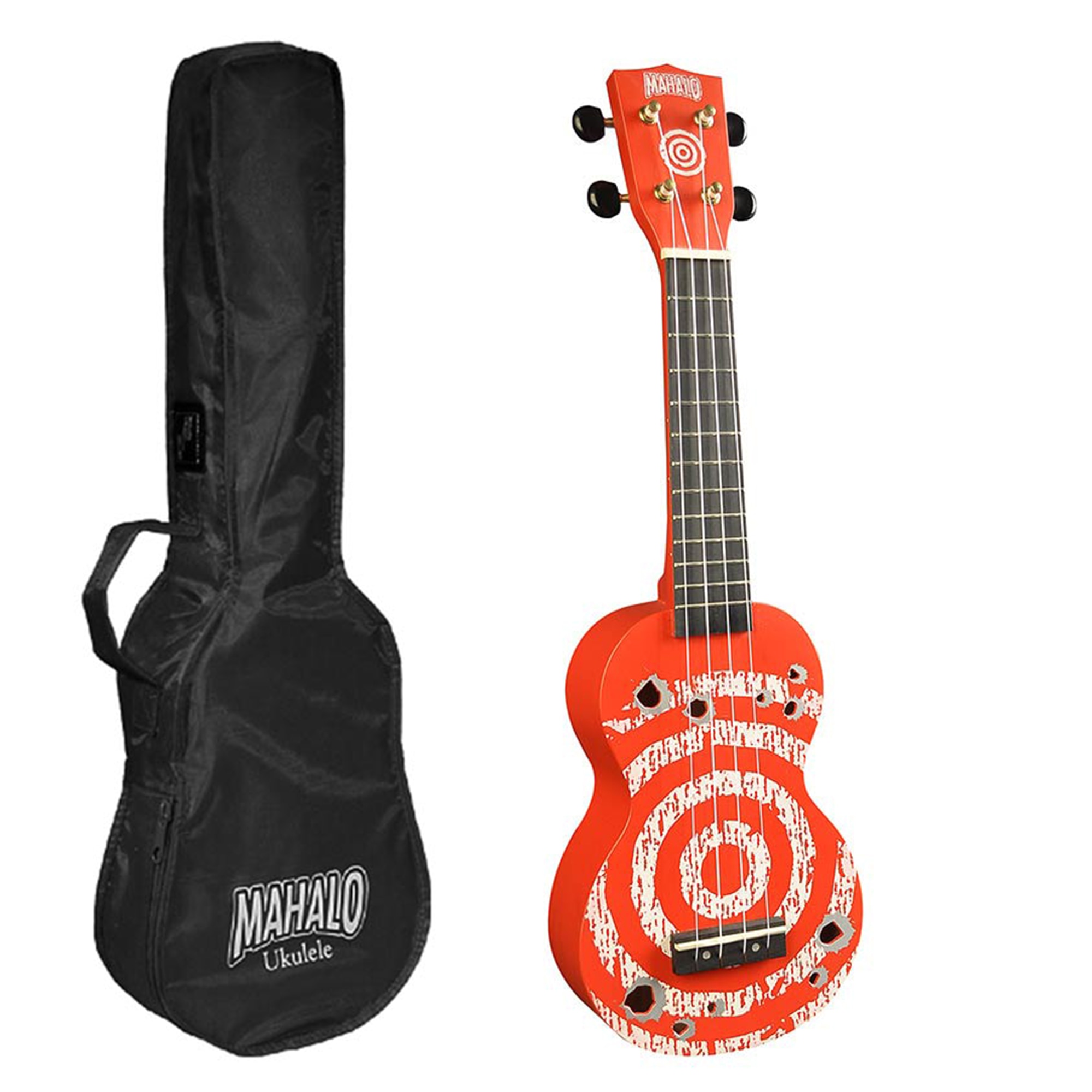 Set ukulele Mahalo MD1TA/RD Designer Target/Tinta rosu