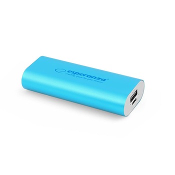 Acumulator extern Power bank, 4400mAh, albastru Acumulator extern Power bank, 4400mAh, albastru