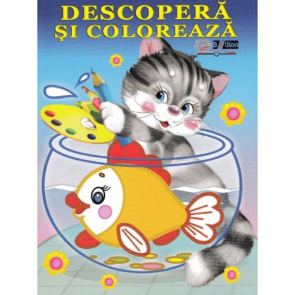 Animale domestice - Descopera si coloreaza