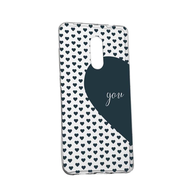 Husa Silicon, Transparent, Slim, Love Me + You, 101, Huawei Honor 6A
