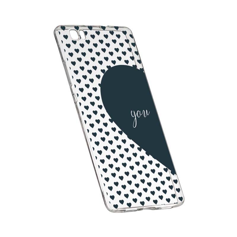 Husa Silicon, Transparent, Slim, Love Me + You, 101, Sony XA