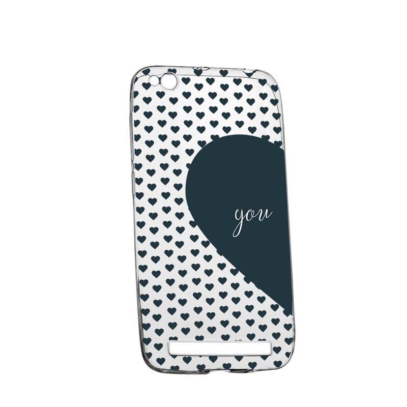 Husa Silicon, Transparent, Slim, Love Me + You, 101, Xiaomi Redmi 4A