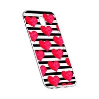 Husa Silicon, Transparent, Slim, Red Heart, 102, Huawei Honor 5X / GR5