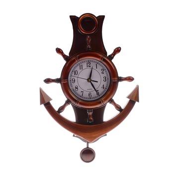 Ceas decorativ ancora 04, realizat din plastic, 40 cm Ceas decorativ ancora 04, realizat din plastic, 40 cm