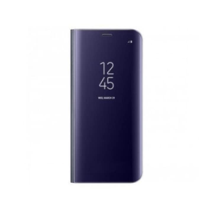 Könyvborító kompatibilis Samsung Galaxy J3 2017 Tiszta nézet, MOV-lila