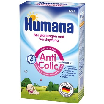 Lapte praf, Humana AntiColic, 300 g, 0 luni+ Lapte praf, Humana AntiColic, 300 g, 0 luni+