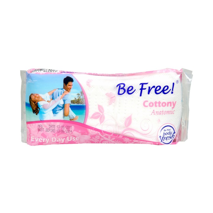 Ежедневни превръзки Be Free, 18 броя, розови