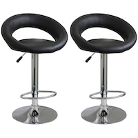 Set 2 scaune de bar Timeless Tools, Negru