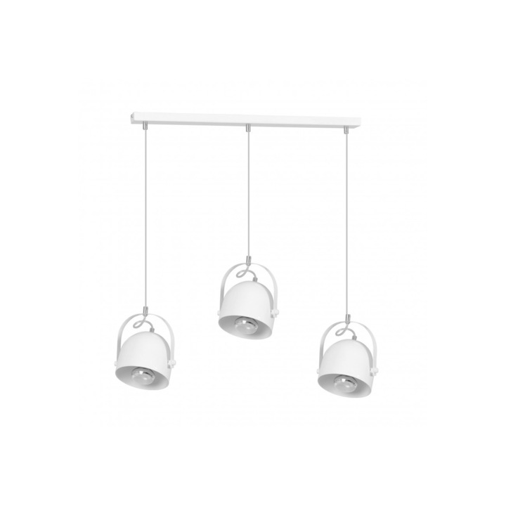 Полилей Emibig Dobson, 3x60W, Бял