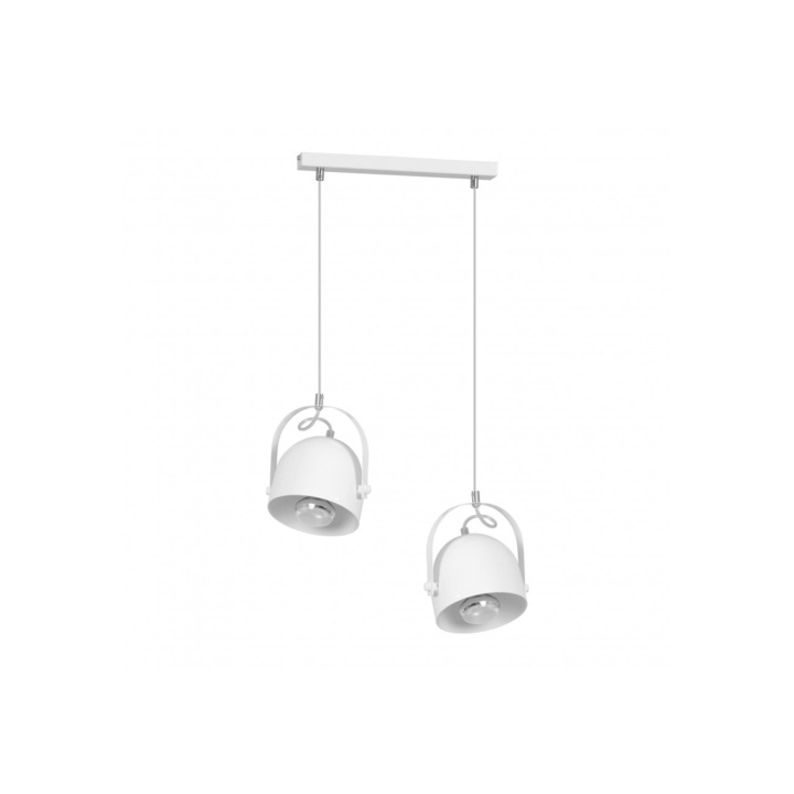 Полилей Emibig Dobson, 2x60W, Бял