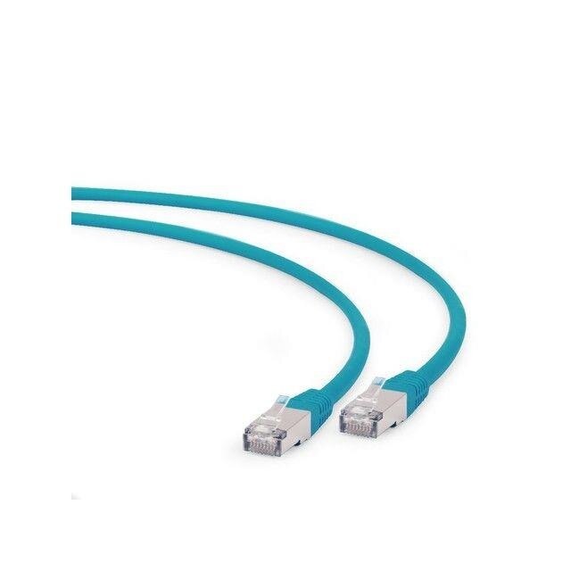 Cablu patchcord gembird RJ45, cat. 6A,FTP, LSZH, 0.25m, green