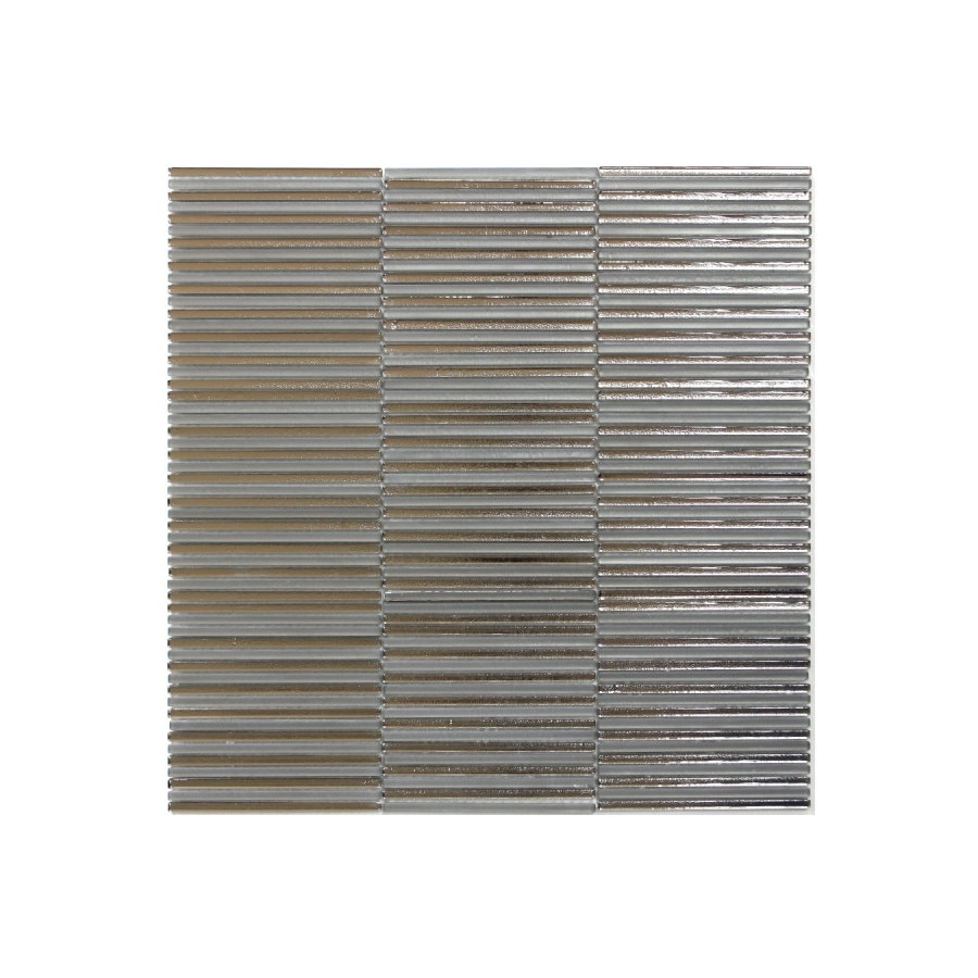 Mozaic argintiu din sticla MGL024 - 1 mp