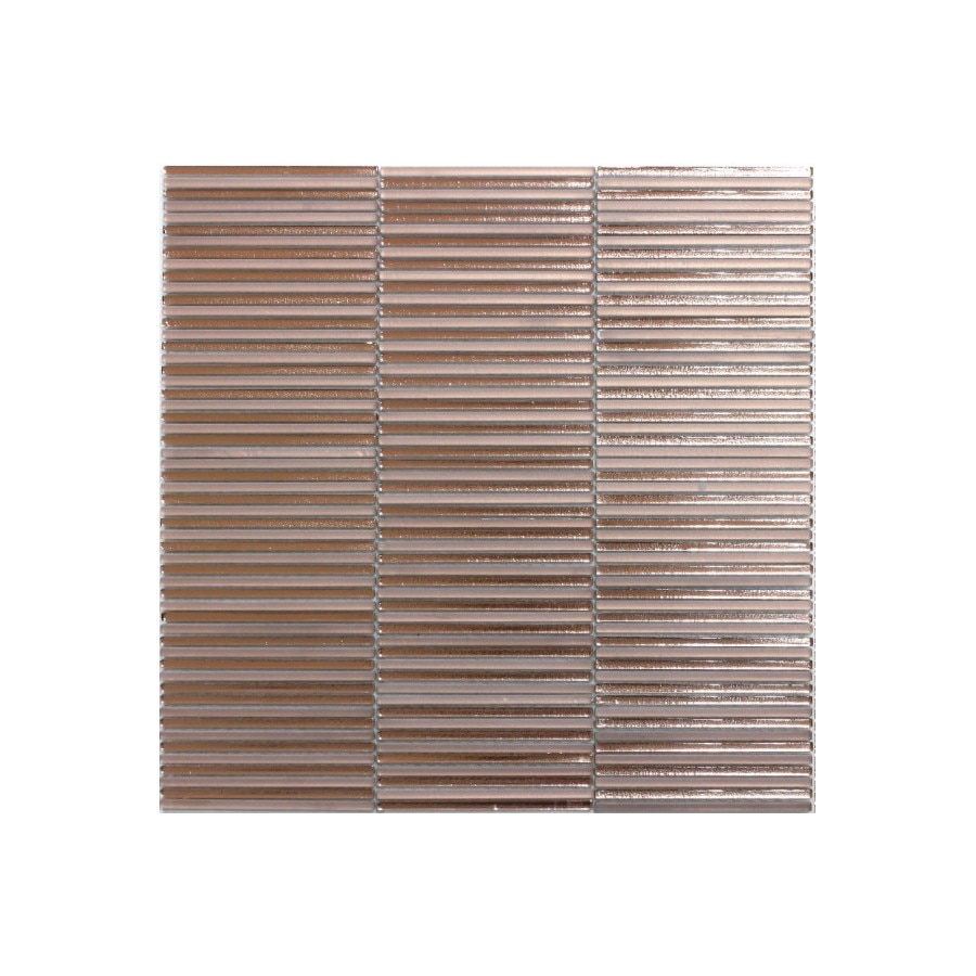 Mozaic roz-auriu decor din sticla MGL023 - 1 mp