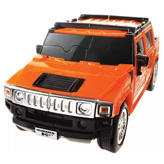 Kit de construit Hummer Portocaliu 1:32 Puzzle Fun 3D